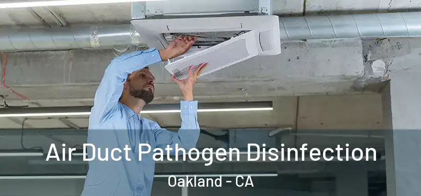  Air Duct Pathogen Disinfection Oakland - CA